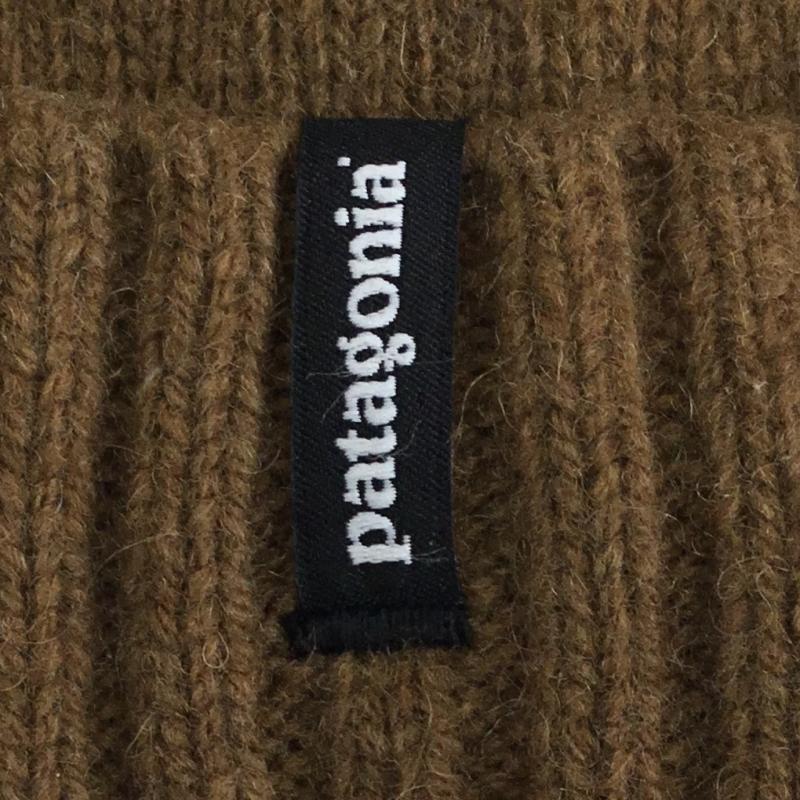 パタゴニア patagonia 帽子 ニット帽 ブロデオ　ビーニー FREE ロゴ、文字 茶 / ブラウン /  メンズ USED 古着 中古 10136547