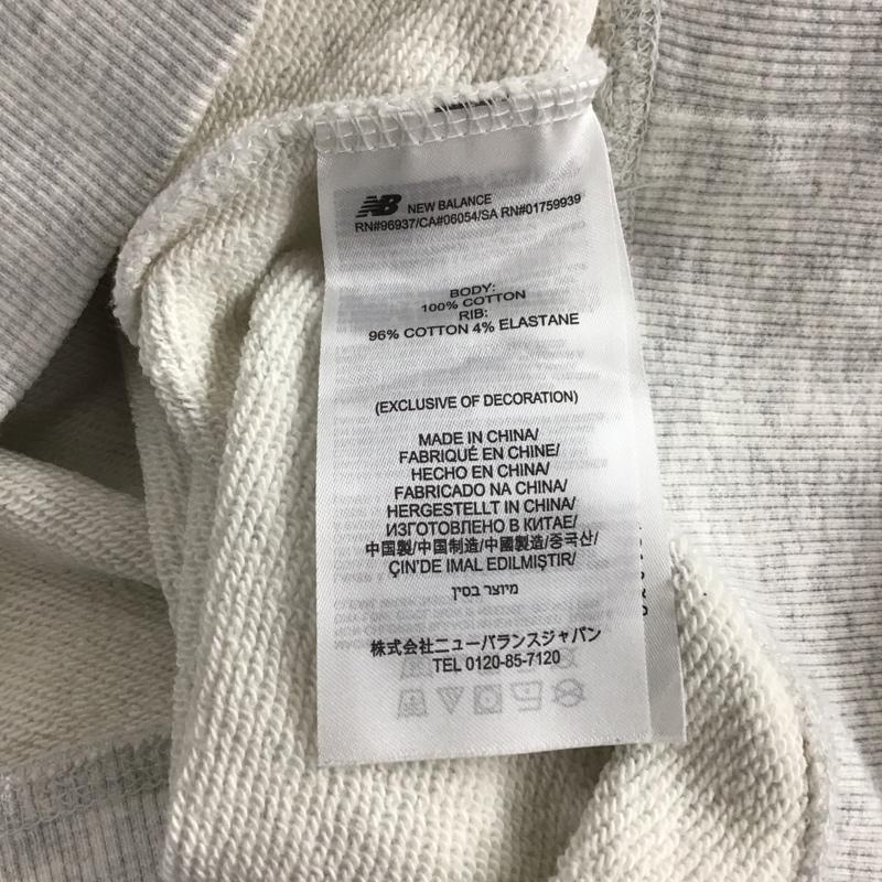 ニューバランス New Balance トレーナー 長袖 M 無地 灰 / グレー /  レディース USED 古着 中古 10141779