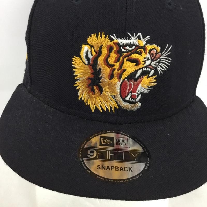 ニューエラ NEW ERA 帽子 キャップ Tiger 6 Panel Cap ACAPULCO GOLD 刺繍 紺 / ネイビー /  メンズ USED 古着 中古 10136964