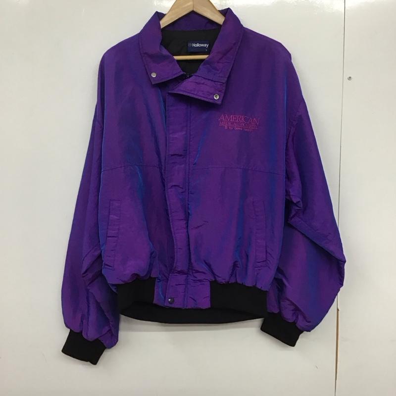 古着 USED ジャケット、上着 ジャンパー、ブルゾン Holloway L 無地 紫 / パープル /  メンズ USED 古着 中古 10134536
