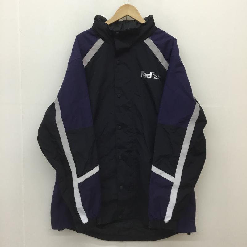 ユーズドクロージング used clothes ジャケット、上着 ジャケット、ブレザー FedEx フェデックス ナイロン ジャケット XL ロゴ、文字 紫 / パープル /  メンズ USED 古着 中古 10108201