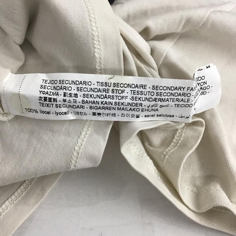 ザラ ZARA カットソー 半袖 S 無地 白 / ホワイト / X 黒 / ブラック /  レディース USED 古着 中古 10136525