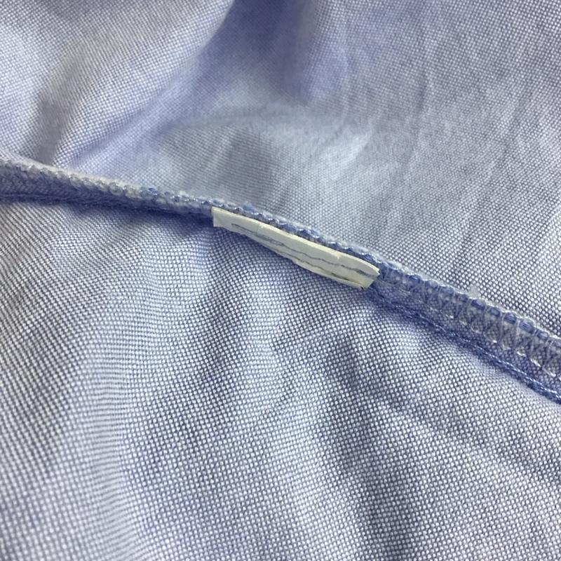 ザラ ZARA シャツ、ブラウス 長袖 L 無地 青 / ブルー /  レディース USED 古着 中古 10122104