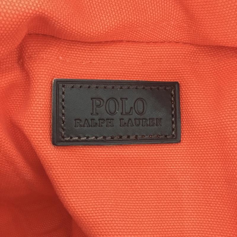 ポロラルフローレン POLO RALPH LAUREN トートバッグ トートバッグ ビッグポニー キャンバス 刺繍 橙 / オレンジ /  メンズ USED 古着 中古 10140205