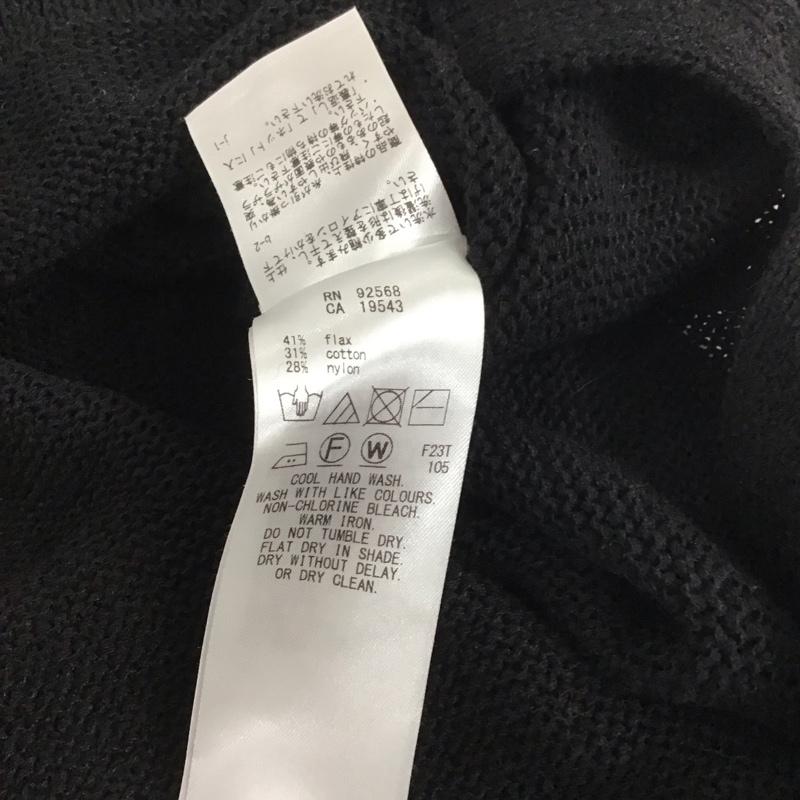 ニジュウサンク 23区 ベスト ベスト 44 無地 黒 / ブラック /  レディース USED 古着 中古 10137730
