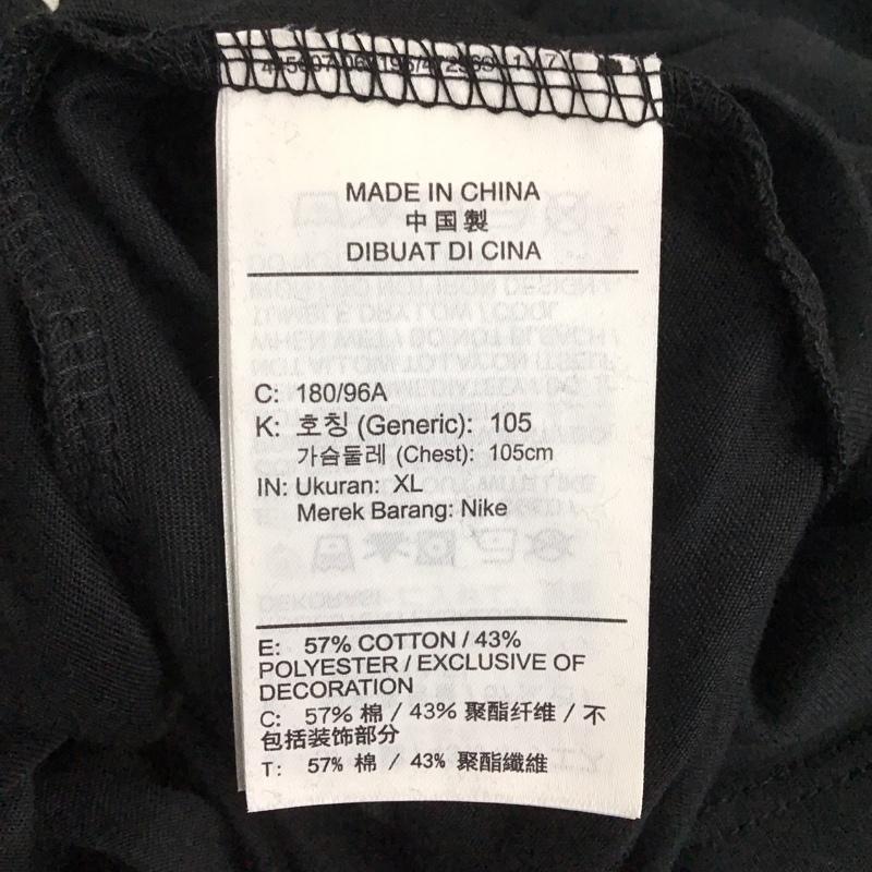 ナイキ NIKE Tシャツ 半袖 CV1096-010 クルーネック XL ロゴ、文字 黒 / ブラック /  メンズ USED 古着 中古 10123008