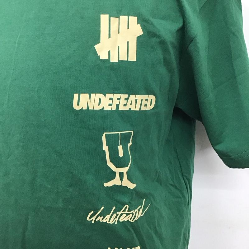 チャンピオン Champion Tシャツ 半袖 C8-T324 UNDEFEATED タグ付き XL ロゴ、文字 緑 / グリーン /  メンズ USED 古着 中古 10122985