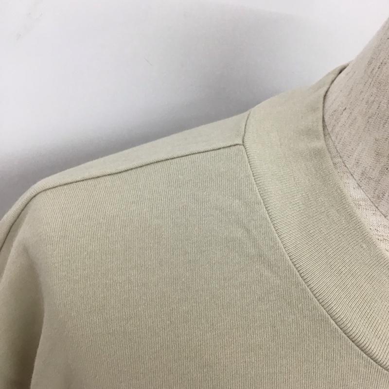 エッセンシャルズ ESSENTIALS Tシャツ 半袖 モックネック S ロゴ、文字 ベージュ / ベージュ /  メンズ USED 古着 中古 10111572