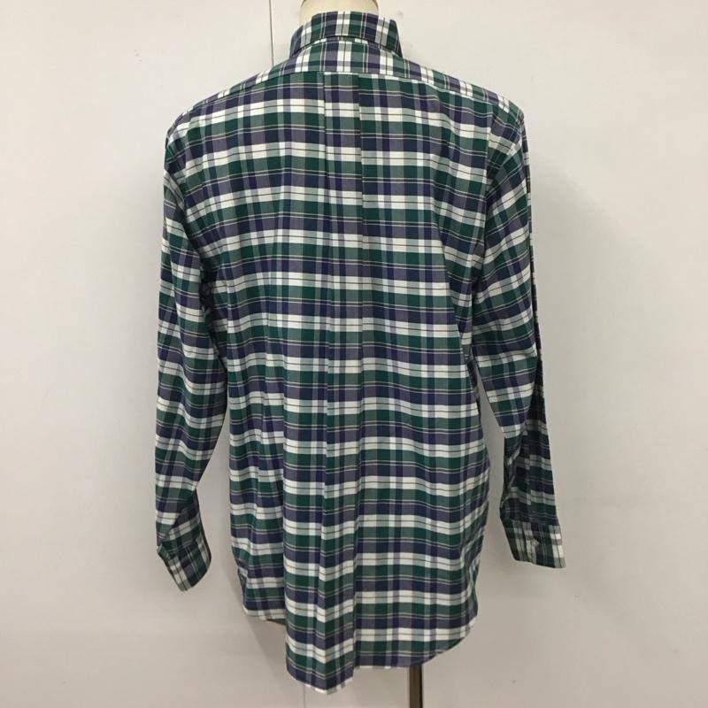 エルエルビーン L.L.Bean シャツ、ブラウス 長袖 長袖シャツ カラーシャツ ポケットシャツ 長袖カットソー チェックシャツ 80s アメリカ製 チェック マルチカラー / マルチカラー /  メンズ USED 古着 中古 10119904