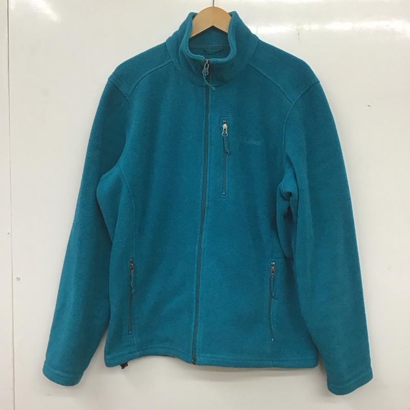 エルエルビーン L.L.Bean ジャケット、上着 ジャケット、ブレザー 284630 フリースジャケット ジップアップジャケット スタンドカラー L ロゴ、文字 青 / ブルー /  メンズ USED 古着 中古 10136150