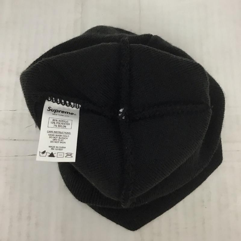 シュプリーム Supreme 帽子 ニット帽 Big Logo Beanie ロゴ、文字 黒 / ブラック /  メンズ USED 古着 中古 10111529