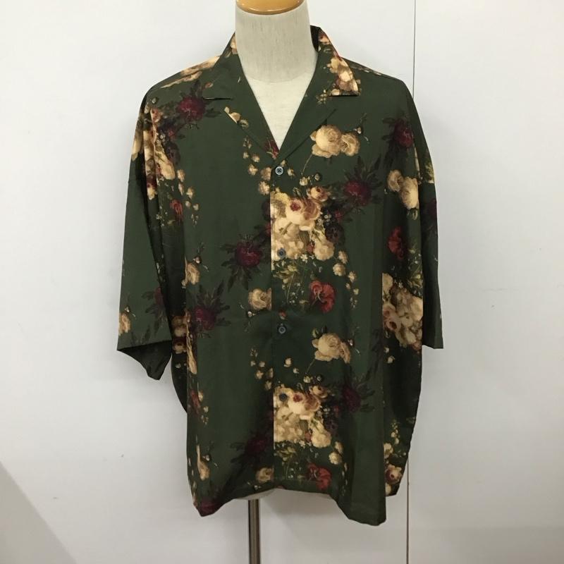 アンリラクシング unrelaxing シャツ、ブラウス 半袖 FREE プリント 緑 / グリーン /  メンズ USED 古着 中古 10128312