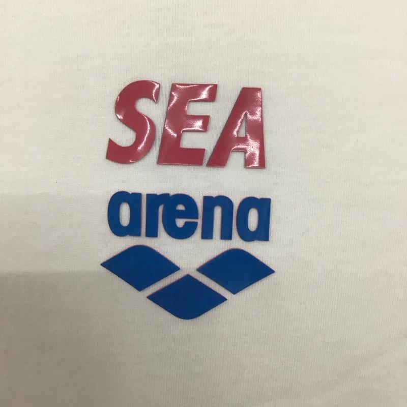 ウィンダンシー WIND AND SEA Tシャツ 半袖 半袖カットソー プリントTシャツ クルーネックカットソー L ロゴ、文字 白 / ホワイト /  メンズ USED 古着 中古 10126523