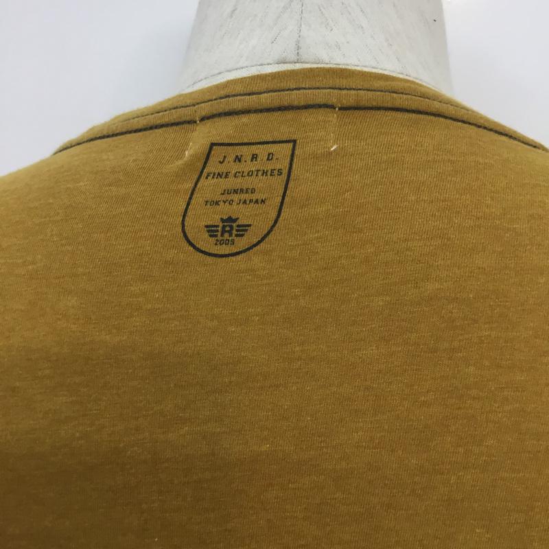 ジュンレッド JUNRed Tシャツ 半袖 ロゴ 2 プリント X ロゴ、文字 マスタード / マスタード /  メンズ USED 古着 中古 10046118