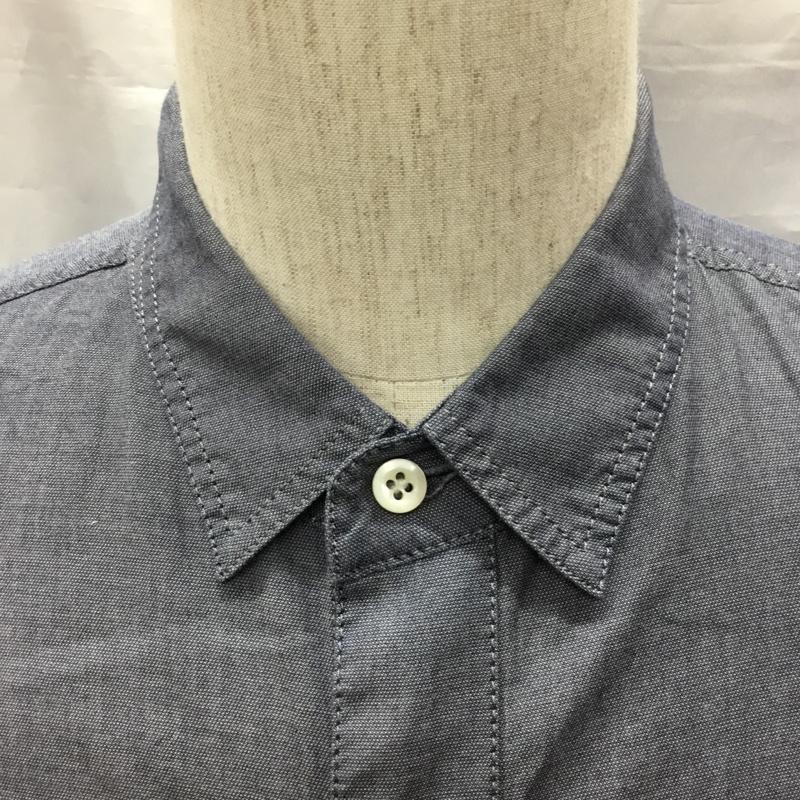 ロンハーマン Ron Herman シャツ、ブラウス 長袖 長袖シャツ カラーシャツ ポケットシャツ 長袖カットソー 無地シャツ M 無地 青 / ブルー /  メンズ USED 古着 中古 10117555