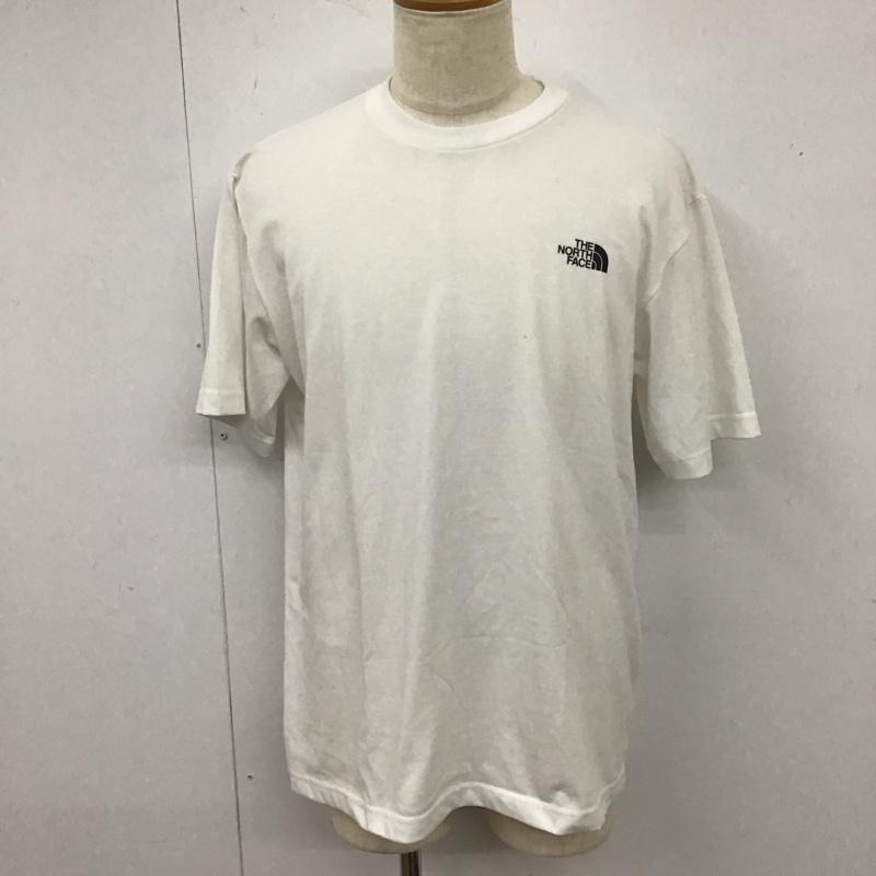ザノースフェイス THE NORTH FACE Tシャツ 半袖 nt32439 XL プリント X ロゴ、文字 白 / ホワイト /  メンズ USED 古着 中古 10119735