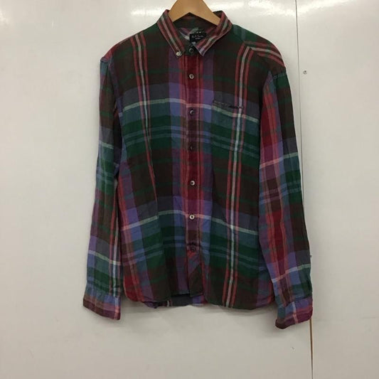 ポールスミス Paul Smith シャツ、ブラウス 長袖 長袖シャツ チェックシャツ カラーシャツ L チェック マルチカラー / マルチカラー /  メンズ USED 古着 中古 10142380