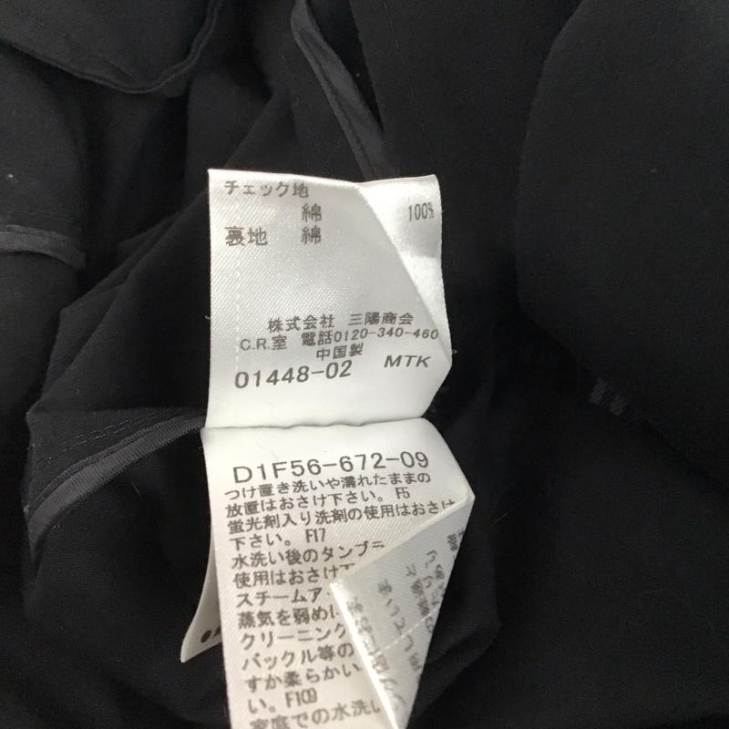 バーバリーブラックレーベル BURBERRY BLACK LABEL ジャケット、上着 ジャケット、ブレザー カジュアルジャケット アウター カラージャケット L 無地 黒 / ブラック /  メンズ USED 古着 中古 10130835