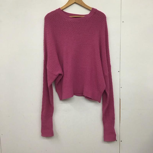 フリークスストア FREAK S STORE ニット、セーター 長袖 長袖ニットカットソー セーター FREE 総柄 マゼンタ / マゼンタ /  レディース USED 古着 中古 10147028