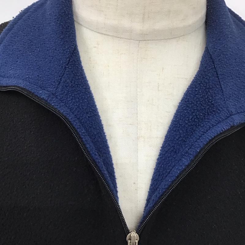 パタゴニア patagonia ジャケット、上着 ジャケット、ブレザー 長袖フリースジャケット 長袖カットソー ジップアップカラー M ロゴ、文字 黒 / ブラック /  メンズ USED 古着 中古 10125129