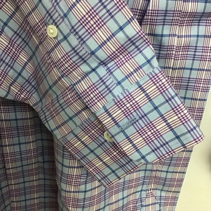 ブルックスブラザーズ BROOKS BROTHERS シャツ、ブラウス 長袖 ボタンダウンシャツ M チェック マルチカラー / マルチカラー /  メンズ USED 古着 中古 10131433