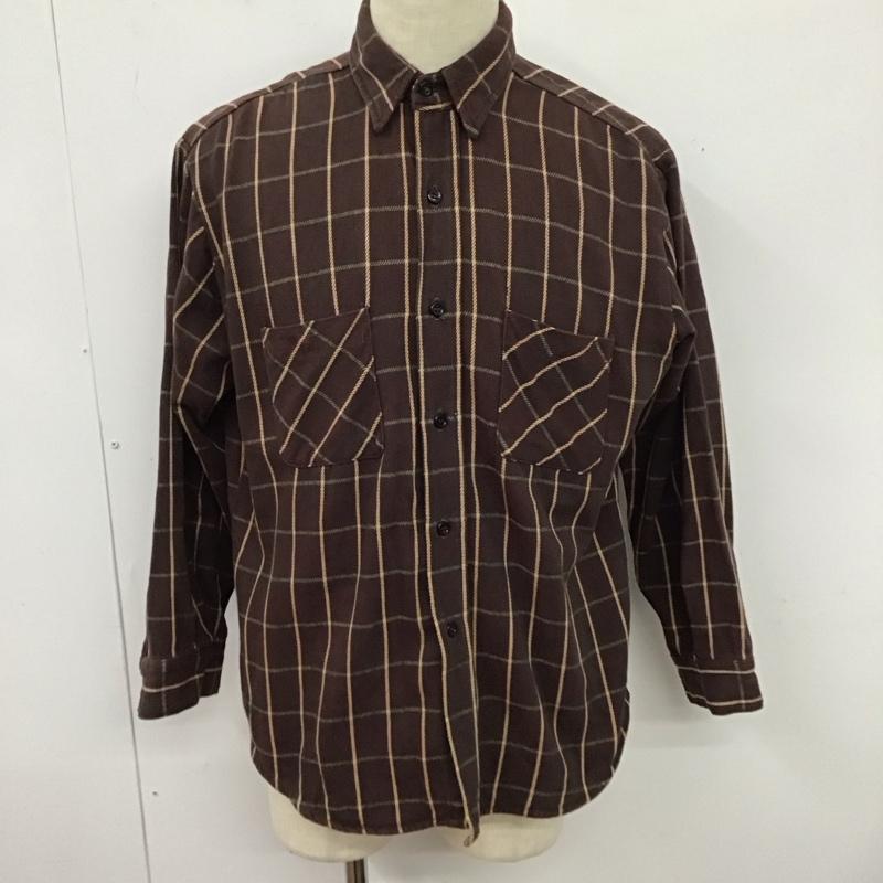 ビックマック BIGMAC シャツ、ブラウス 長袖 長袖シャツ チェックシャツ カラーシャツ ポケットシャツ 80s usa製 L チェック マルチカラー / マルチカラー /  メンズ USED 古着 中古 10125010