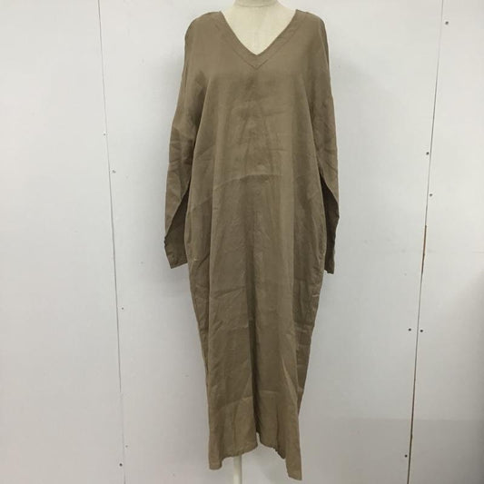 スタディオクリップ studio CLIP ワンピース ロングスカート L 無地 茶 / ブラウン /  レディース USED 古着 中古 10106184