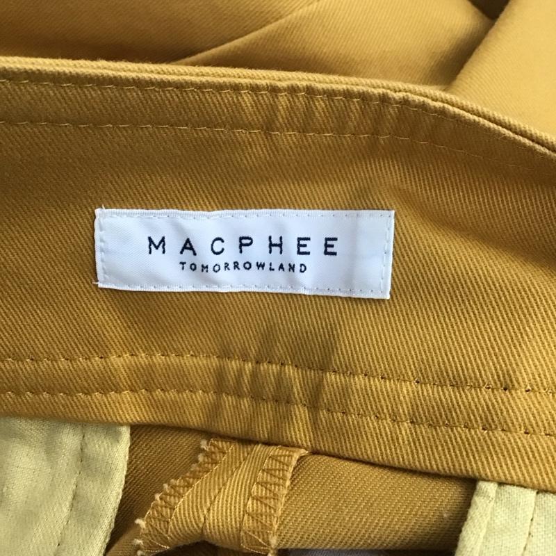 マカフィー MACPHEE パンツ スラックス 32 無地 マスタード / マスタード /  レディース USED 古着 中古 10131871