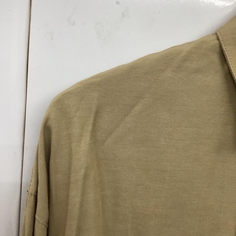 マウジー MOUSSY シャツ、ブラウス 長袖 010AAH30-7990 FREE 無地 ベージュ / ベージュ /  レディース USED 古着 中古 10131091