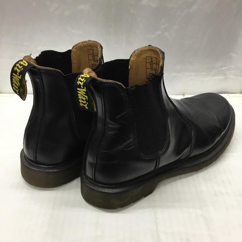 ドクターマーチン Dr.Martens ブーツ ショートブーツ AW004 2976 サイドゴアブーツ UK9 US：10 無地 黒 / ブラック /  メンズ USED 古着 中古 10118914