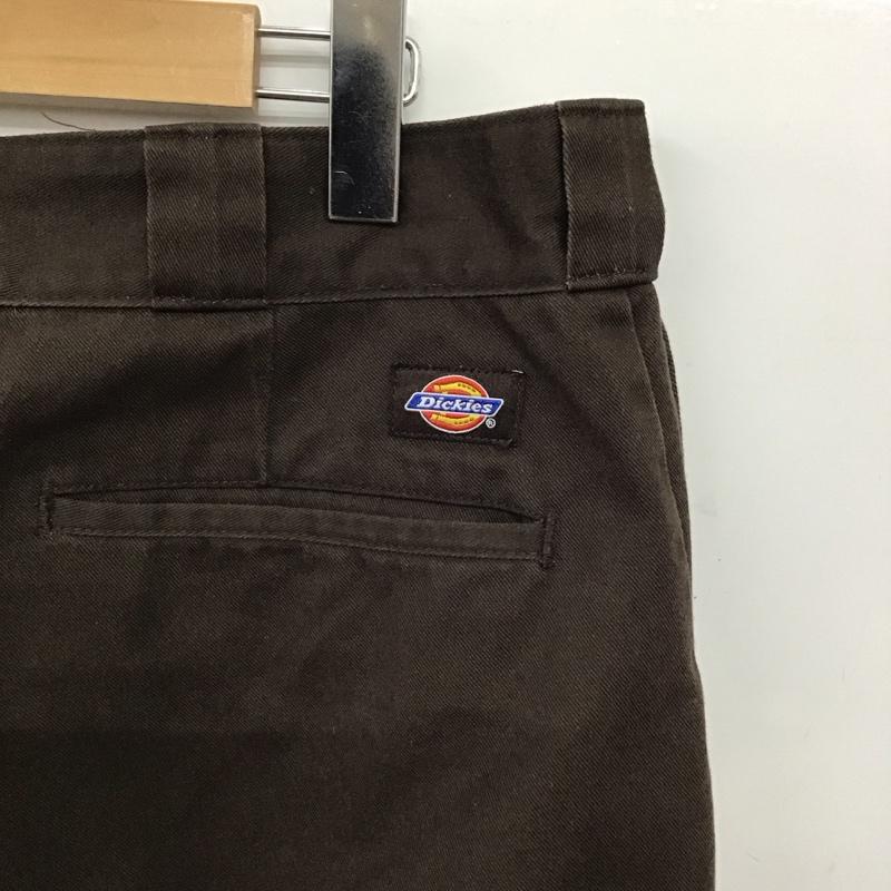 ディッキーズ Dickies パンツ ワークパンツ、ペインターパンツ ワイドパンツ カジュアルパンツ ワークパンツ 34 無地 茶 / ブラウン /  メンズ USED 古着 中古 10149713