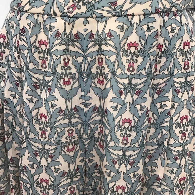 レリアン LEILIAN パンツ ショートパンツ 5分丈パンツ フレアパンツ 総柄プリントパンツ S プリント マルチカラー / マルチカラー /  レディース USED 古着 中古 10119473