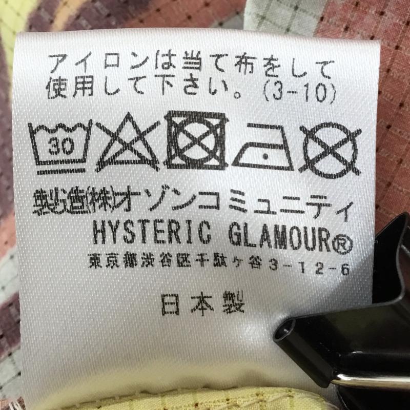 ヒステリックグラマー HYSTERIC GLAMOUR ジャケット、上着 ジャンパー、ブルゾン 02191AB13 NATIVE PATTERN ナイロンジャケット L ネイティブ柄 赤 / レッド / X 黄 / イエロー /  メンズ USED 古着 中古 10133488