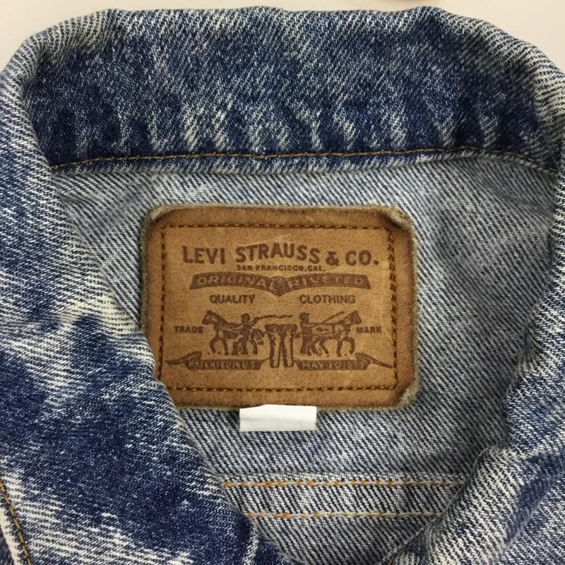 リーバイストラウスアンドコー Levi Strauss & co. ジャケット、上着 ジャケット、ブレザー デニムジャケット カラージャケット 長袖ジャケット ブルゾン Gジャン L 無地 インディゴ / インディゴ /  メンズ USED 古着 中古 10115231