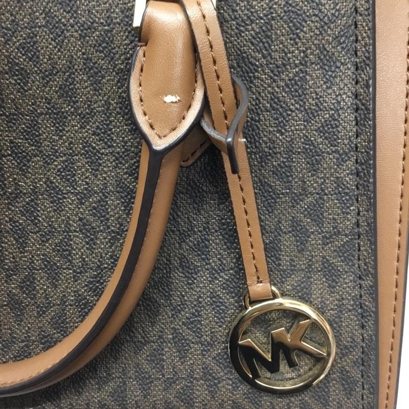 マイケルコース MICHAEL KORS ハンドバッグ ハンドバッグ 35T0GWXM8B 2WAY ショルダーバッグ 総柄 茶 / ブラウン / X ダークブラウン / ダークブラウン /  レディース USED 古着 中古 10107880