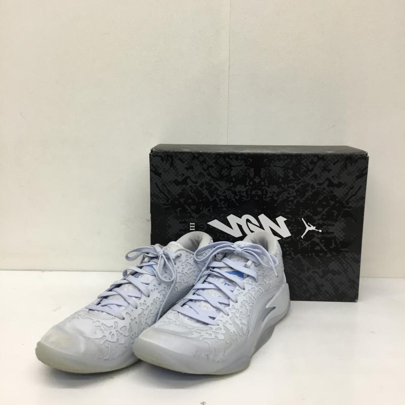ナイキ NIKE スニーカー スニーカー DR0676-400 Jordan Zion 3 Half Blue/University Blue 27.0cm ロゴ、文字 水色 / ライトブルー /  メンズ USED 古着 中古 10138518