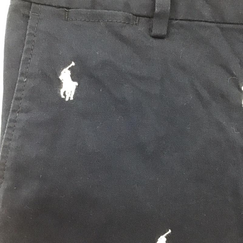 ポロラルフローレン POLO RALPH LAUREN パンツ ショートパンツ ショートパンツ ハーフパンツ カジュアルパンツ ロゴ、文字 紺 / ネイビー /  メンズ USED 古着 中古 10112125