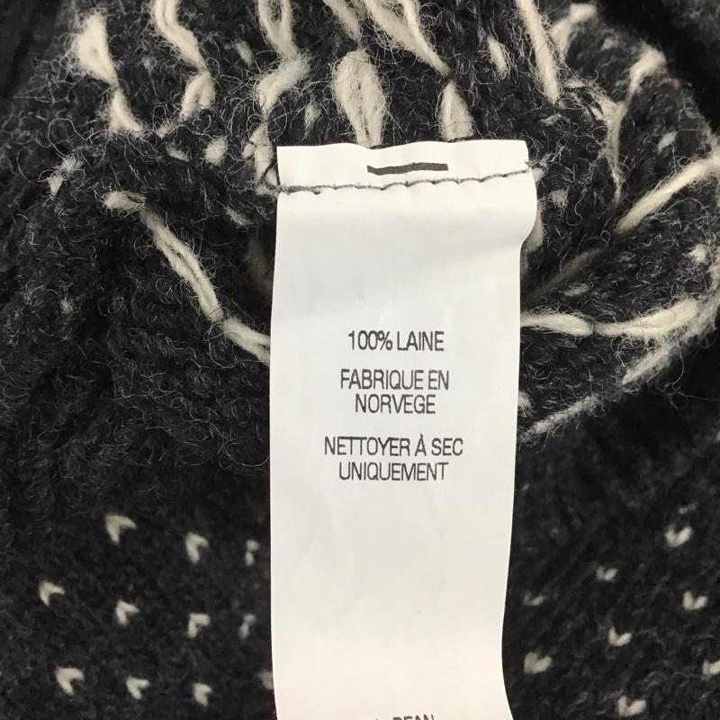 エルエルビーン L.L.Bean ニット、セーター 長袖 M  白 / ホワイト / X 灰 / グレー /  メンズ USED 古着 中古 10111726