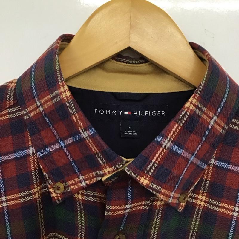 トミーヒルフィガー TOMMY HILFIGER シャツ、ブラウス 長袖 長袖シャツ チェックシャツ カラーシャツ ボタンダウンシャツ M チェック マルチカラー / マルチカラー /  メンズ USED 古着 中古 10138203