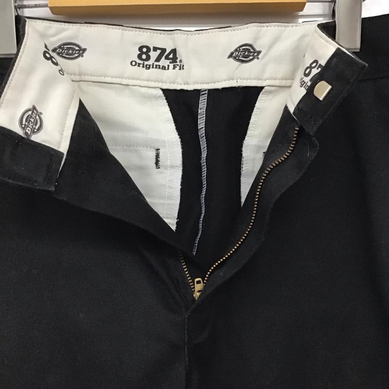 ディッキーズ Dickies パンツ ワークパンツ、ペインターパンツ ワークパンツ ワイドパンツ カジュアルパンツ 32インチ 無地 黒 / ブラック /  メンズ USED 古着 中古 10146550