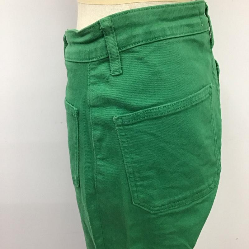 ザラ ZARA パンツ デニム、ジーンズ カラージーンズ 無地 緑 / グリーン /  レディース USED 古着 中古 10118743