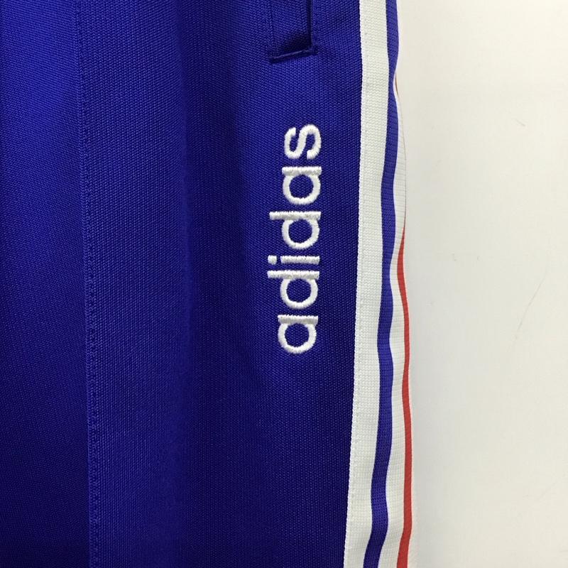 アディダス adidas パンツ ワークパンツ、ペインターパンツ ワイドパンツ カジュアルパンツ ワークパンツ ジャージ 0 ロゴ、文字 青 / ブルー /  メンズ USED 古着 中古 10146478