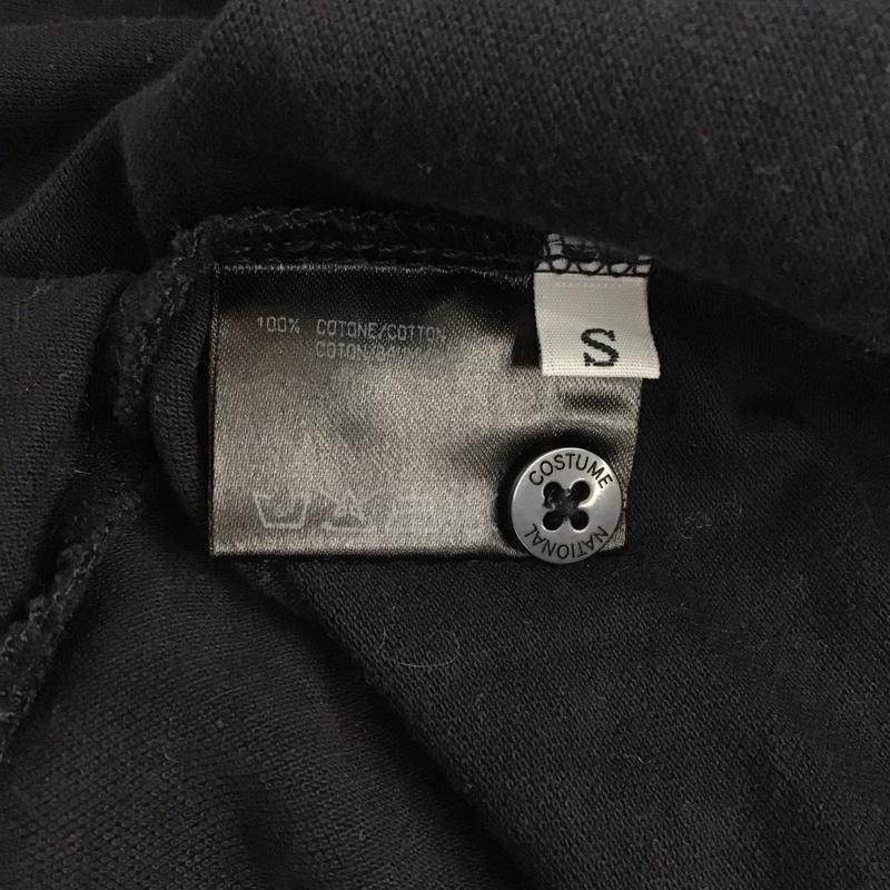 コスチュームナショナルオム CoSTUME NATIONAL HOMME カットソー 長袖 ポロシャツ S ワンポイント 紺 / ネイビー /  メンズ USED 古着 中古 10112130