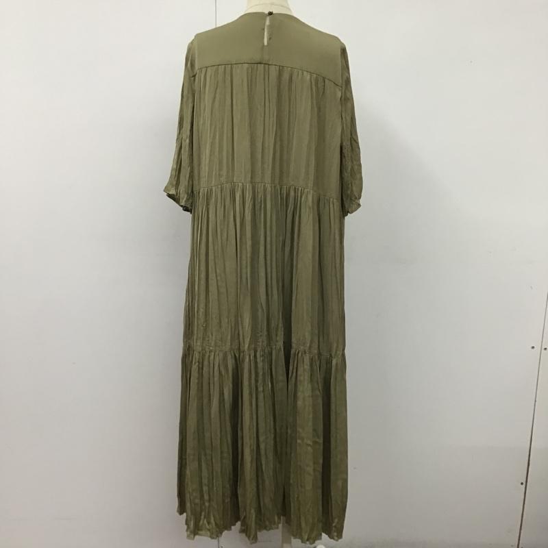 アーバンリサーチ URBAN RESEARCH ワンピース ロングスカート FREE 無地 カーキ / カーキ /  レディース USED 古着 中古 10106105