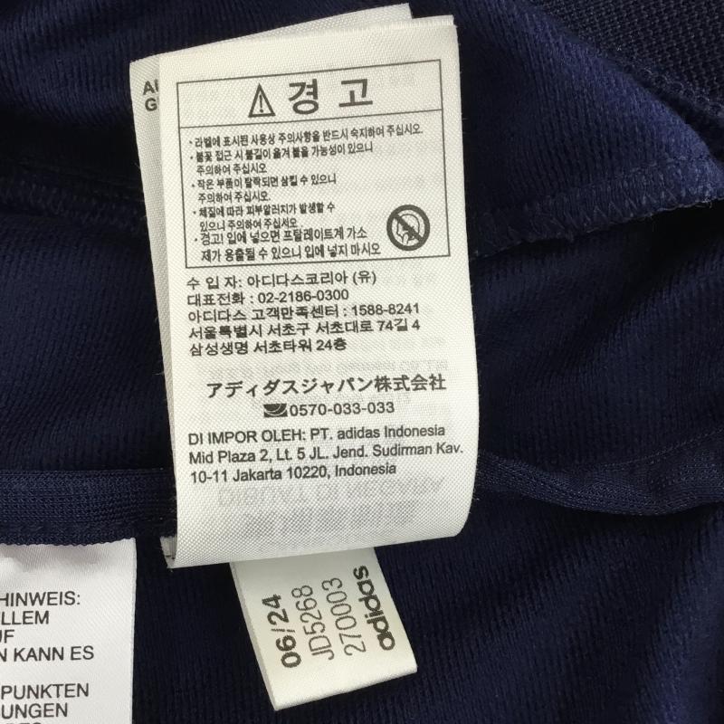 アディダス adidas ジャケット、上着 ジャケット、ブレザー JD5268 トラックジャケット XL ロゴ、文字 紺 / ネイビー /  メンズ USED 古着 中古 10133855