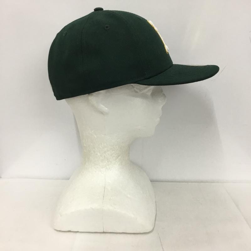 ニューエラ NEW ERA 帽子 キャップ OAKLAND ATHLETICS 59FIFTY 57.7cm ロゴ、文字 緑 / グリーン /  メンズ USED 古着 中古 10125180