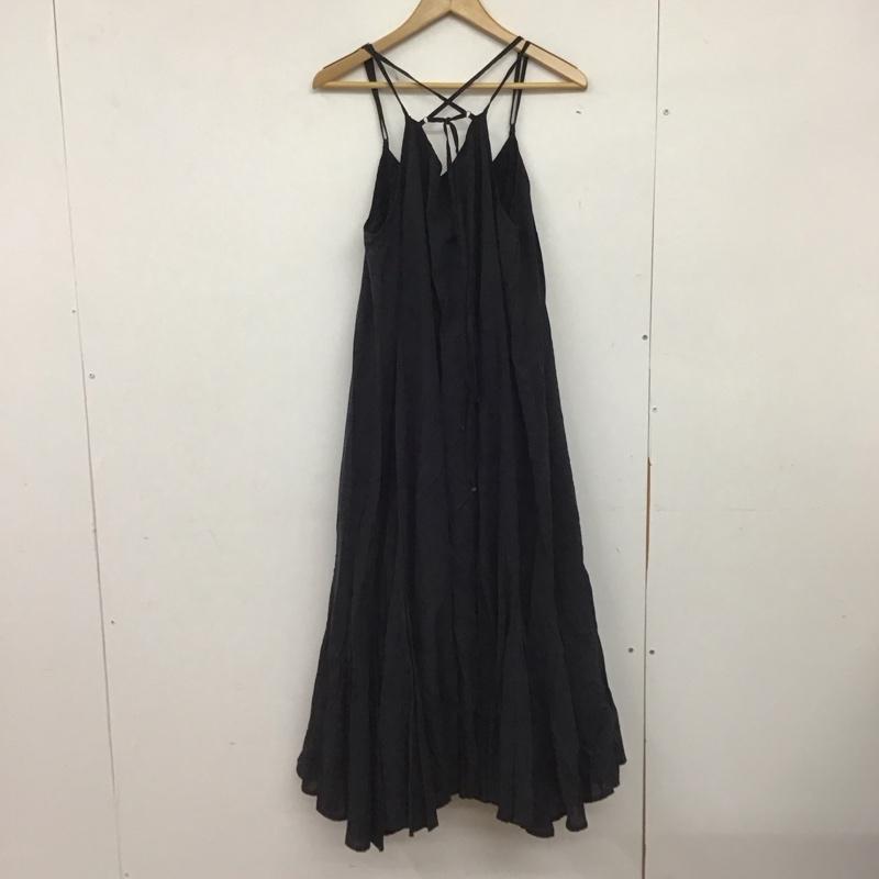 フリークスストア FREAK S STORE ワンピース ロングスカート ロングワンピース ノースリーブワンピース フレアスカート FREE 無地 紺 / ネイビー /  レディース USED 古着 中古 10149097