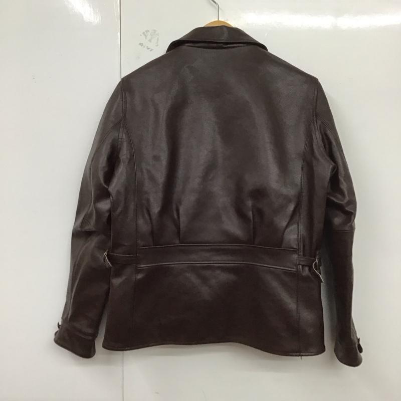 ベンデイビス BEN DAVIS ジャケット、上着 ジャケット、ブレザー gs-4980020 COWLEATHERSPORTS ジップアップジャケット アウター M 無地 茶 / ブラウン /  メンズ USED 古着 中古 10124591