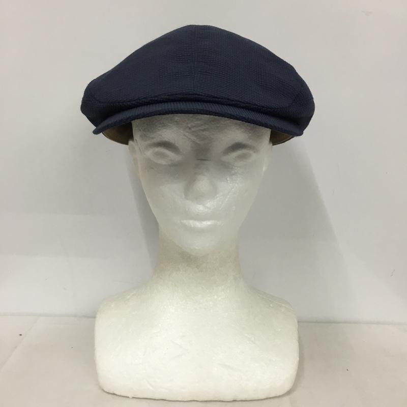 カシラ CA4LA 帽子 ハンチング ZKN01543 チェック 青 / ブルー /  メンズ USED 古着 中古 10142838