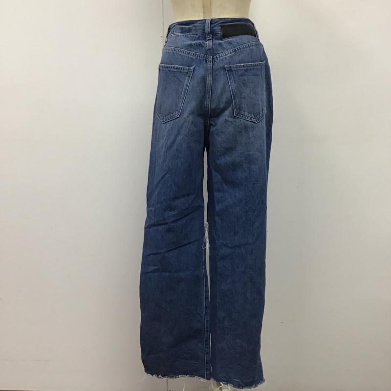 ジーナシス JEANASIS パンツ デニム、ジーンズ JS050715AA クラッシュデニム S ダメージ加工 青 / ブルー /  レディース USED 古着 中古 10120021
